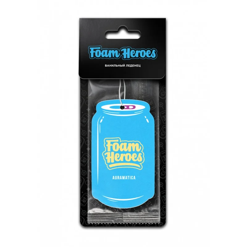 Foam Heroes Auramatica Ванильный леденец - подвесной картонный ароматизатор - 1