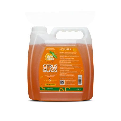Citrus Glass Универсальный очиститель стекол Foam Heroes, 3л - 1
