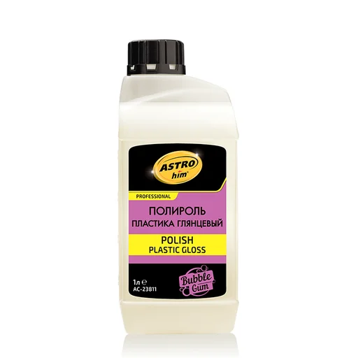 Polish Plastic gloss Bubblegum Полироль пластика глянцевый ASTROHIM, 1л - 1
