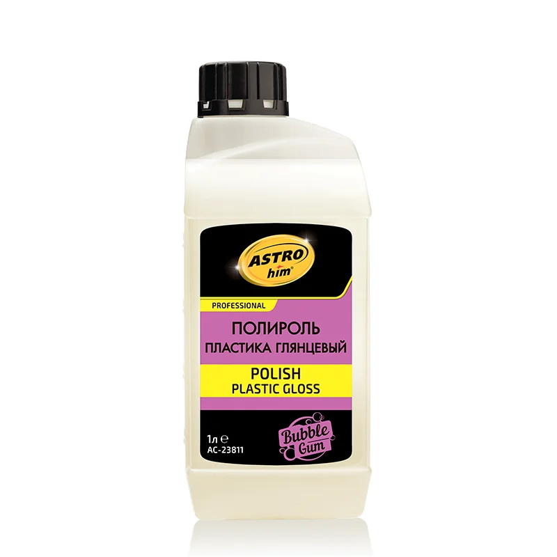 Astrohim Polish Plastic gloss Bubblegum Полироль пластика глянцевый, 1л - 1