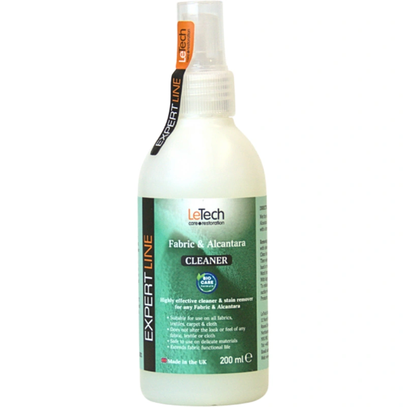 LeTech Fabric & Alcantara Cleaner Средство для чистки ткани и алькантары, 200мл - 1