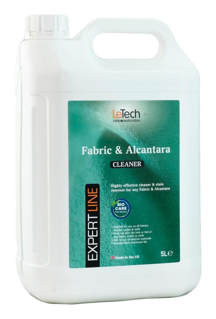 LeTech Fabric & Alcantara Cleaner Средство для чистки ткани и алькантары, 5л - 2