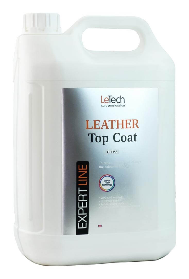 LeTech Leather Top Coat Gloss - глянцевый лак для кожи, 5 л - 2