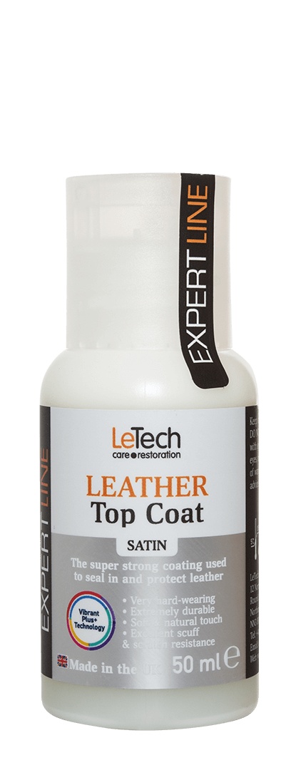 LeTech Leather Top Coat Satin - сатиновый лак для кожи, 500 мл - 4