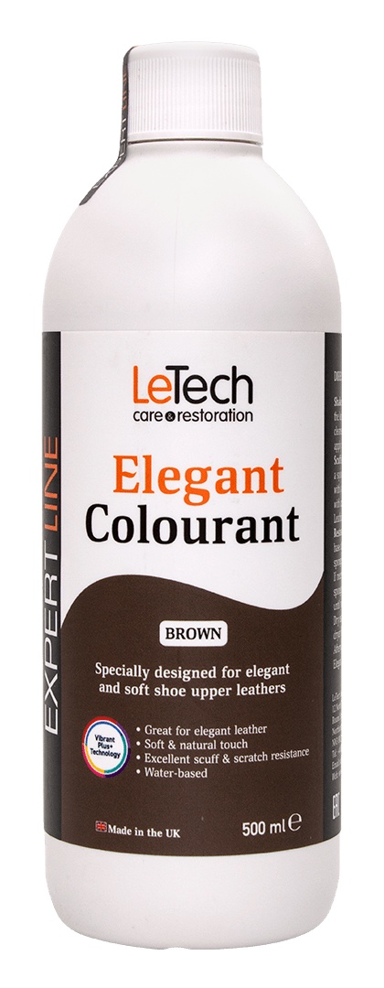 LeTech Elegant Colourant Raspberry - краска для мягкой и галантерейной кожи, малиновый, 500 мл - 3