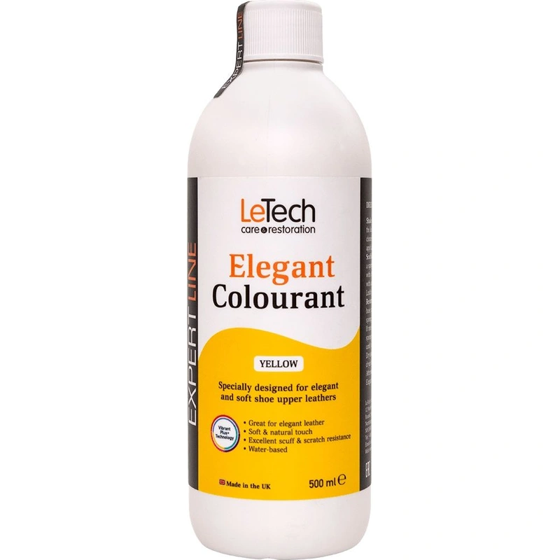 LeTech Elegant Colourant Red Oxide - краска для мягкой и галантерейной кожи, оксидный красный, 500 мл - 1