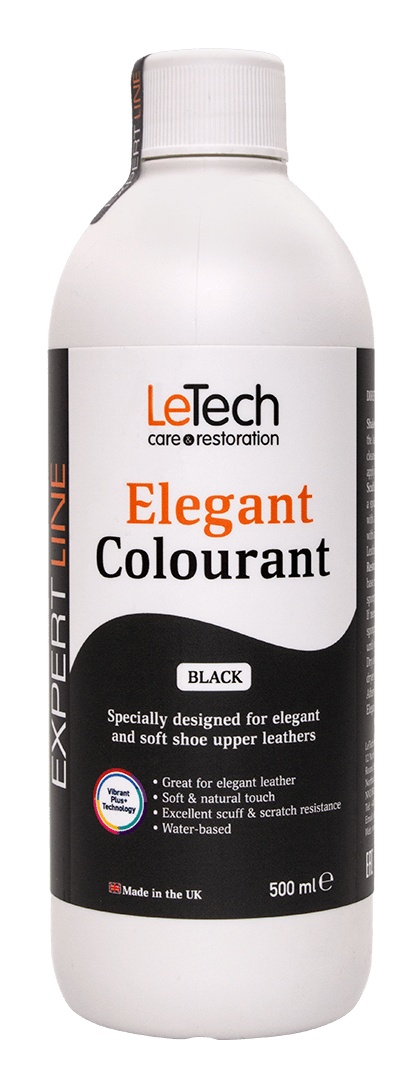 LeTech Elegant Colourant White - краска для мягкой и галантерейной кожи, белый, 500 мл - 2