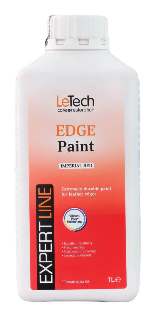 LeTech Leather Edge Paint Imperial Red - краска для уреза кожи, имперский красный, 15 мл - 3