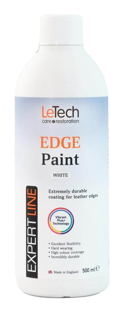 LeTech Leather Edge Paint White - краска для уреза кожи, белый, 50 мл - 2
