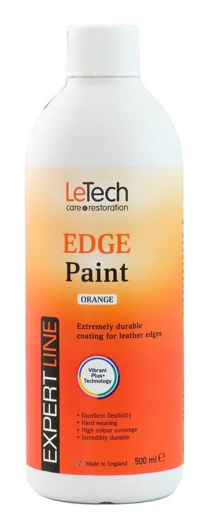 LeTech Leather Edge Paint Orange - краска для уреза кожи, оранжевый, 50 мл - 2
