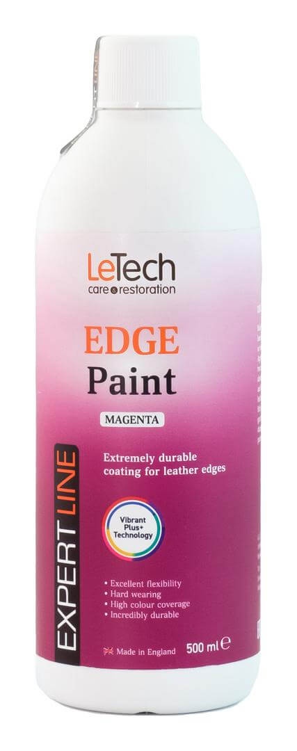 LeTech Leather Edge Paint Magenta - краска для уреза кожи, пурпурный, 50 мл - 2