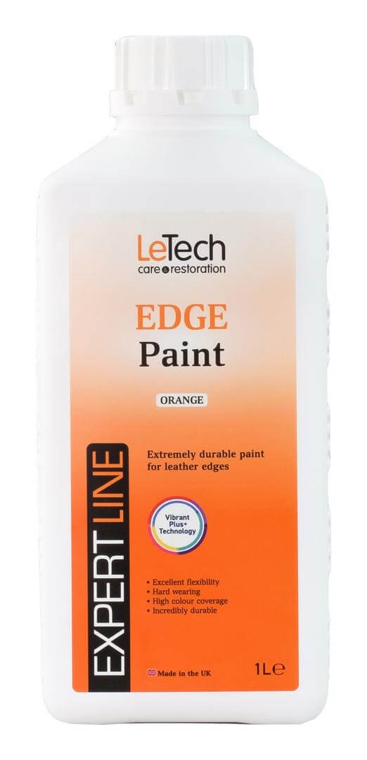 LeTech Leather Edge Paint Orange - краска для уреза кожи, оранжевый, 200 мл - 3