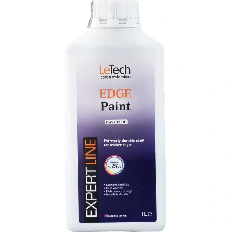 LeTech Leather Edge Paint Navy Blue - краска для уреза кожи, темно-синий, 1 л - 1