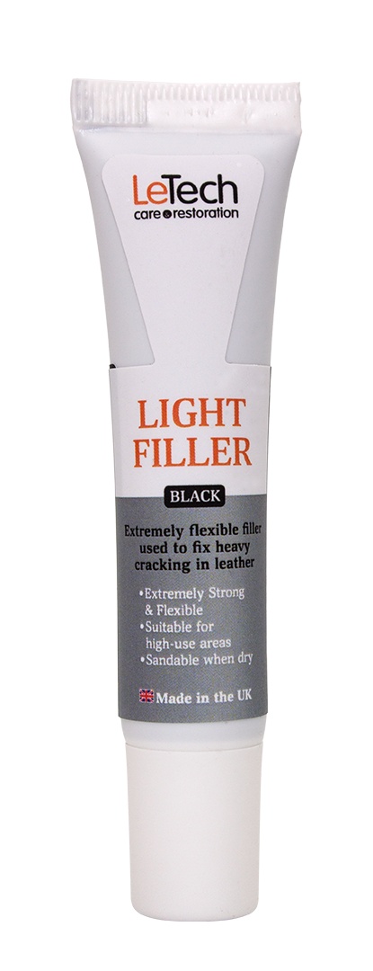 LeTech Leather Light Filler White - жидкая кожа для ремонта, белый, 15 мл - 2