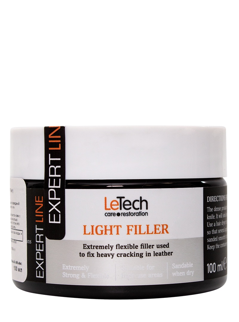 LeTech Leather Light Filler Blue - жидкая кожа для ремонта, синий, 100 мл - 2