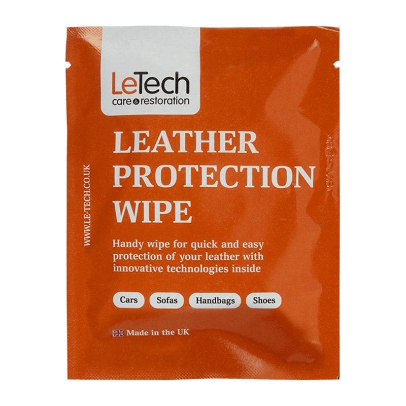 LeTech Leather Protection Wipe - влажная салфетка для ухода за кожей - 1