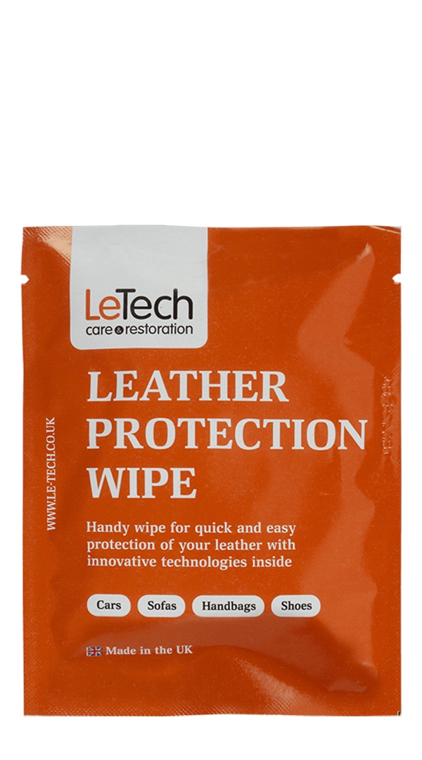 LeTech Leather Protection Wipe - влажная салфетка для ухода за кожей, 100 шт