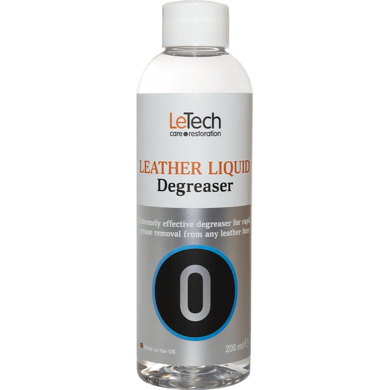 LeTech Leather Liquid Degreaser - средство для обезжиривания кожи, 200 мл - 1