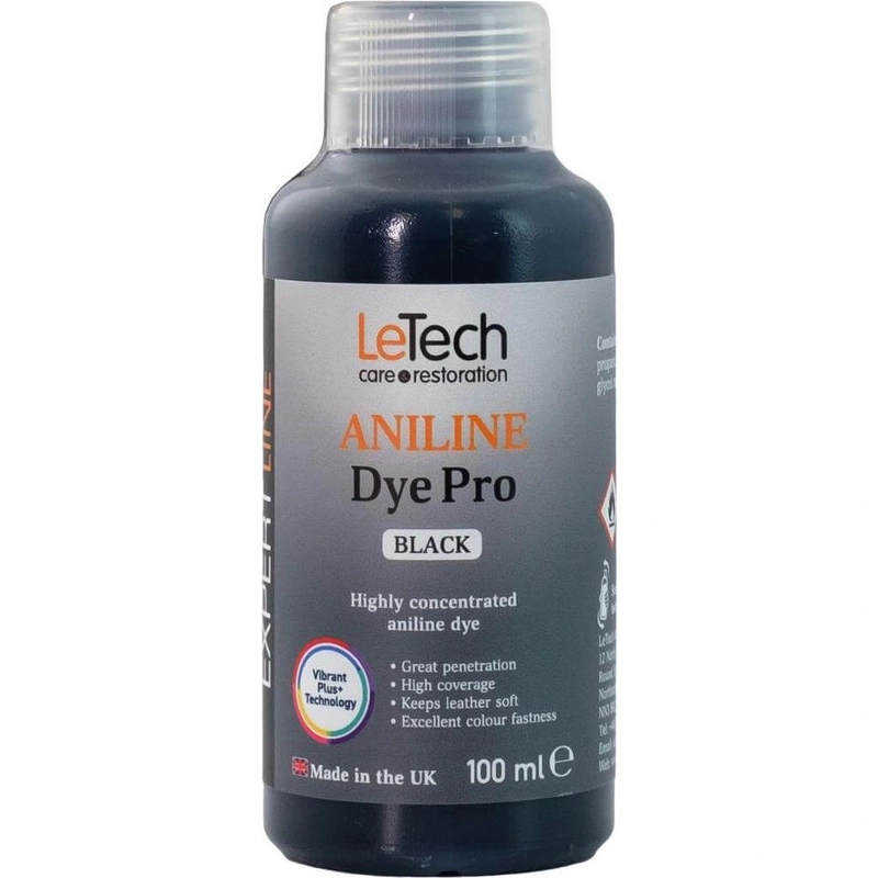 LeTech Leather Aniline Dye Pro Brown - проникающая краска для кожи, коричневый, 1 л - 1