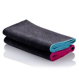 Dry Monster Cosmo 350 - двусторонняя микрофибровая салфетка c голубым оверлоком, 350 гр/м, 40х40 см