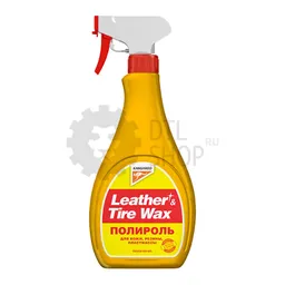 Kangaroo Leather & Tire Wax - Полироль универсальный для кожи, резины и пластика, 500 мл