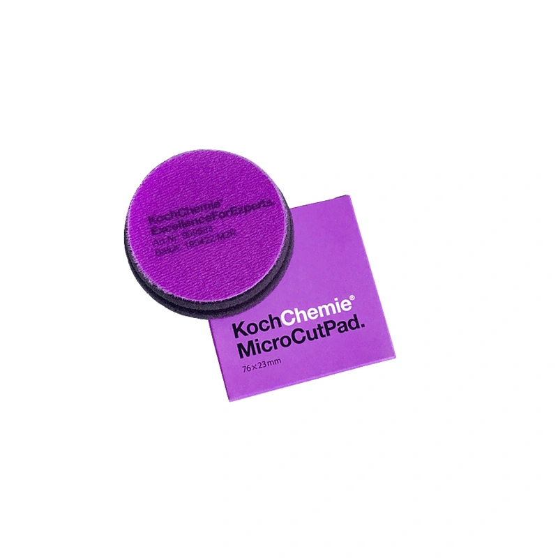 Koch Chemie Micro Cut Pad - Полировальный диск поролоновый мягкий, фиолетовый, 76 мм - 1