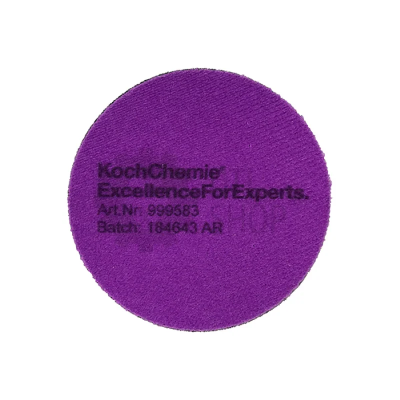 Koch Chemie Micro Cut Pad - Полировальный диск поролоновый мягкий, фиолетовый, 76 мм - 3