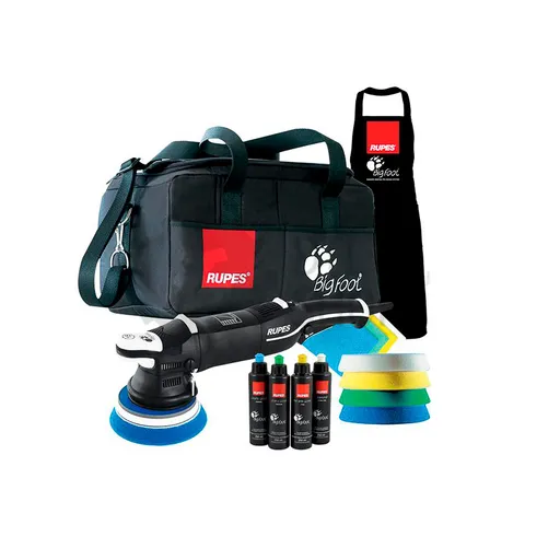RUPES Полировальная машинка с набором для полировки, подошва 125 мм - 1