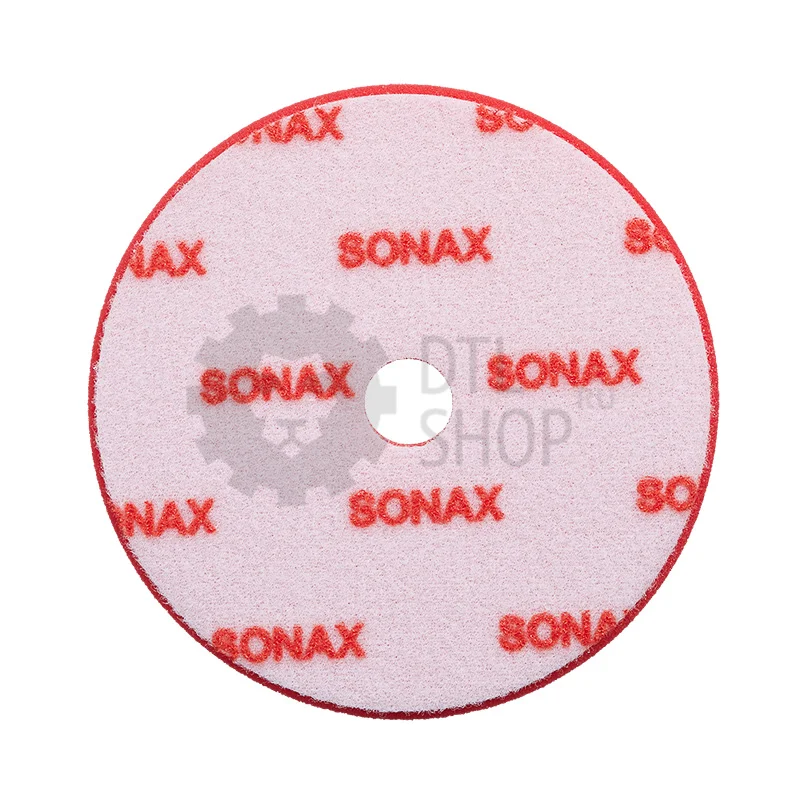 Sonax DA CutPad - Полировальный диск твердый, красный, 143 мм - 2
