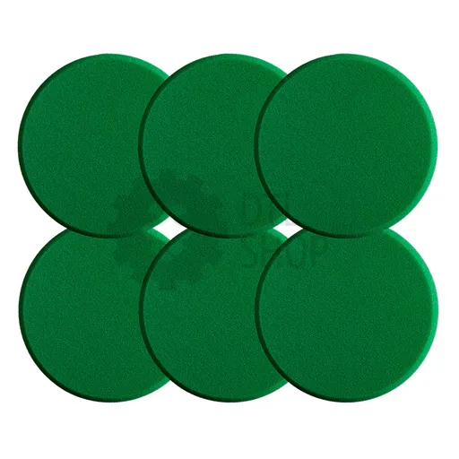 Sonax Полировочный диск поролоновый, средней жесткости, зеленый, 80 мм, 6 шт. - 1