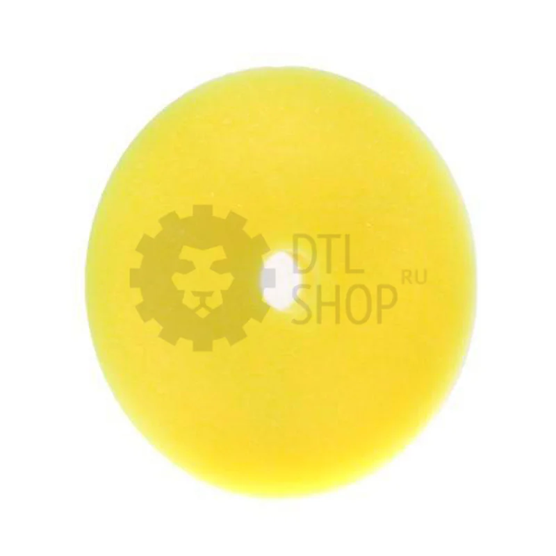 RUPES MILLE FINE - Полировальный диск поролоновый мягкий, тонкий, 130/140 мм, желтый - 2