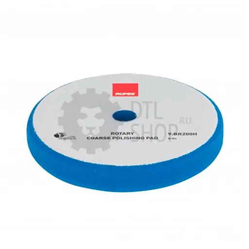 RUPES ROTARY COARSE - Полировальный диск поролоновый жесткий, 175/180 мм, голубой - 1