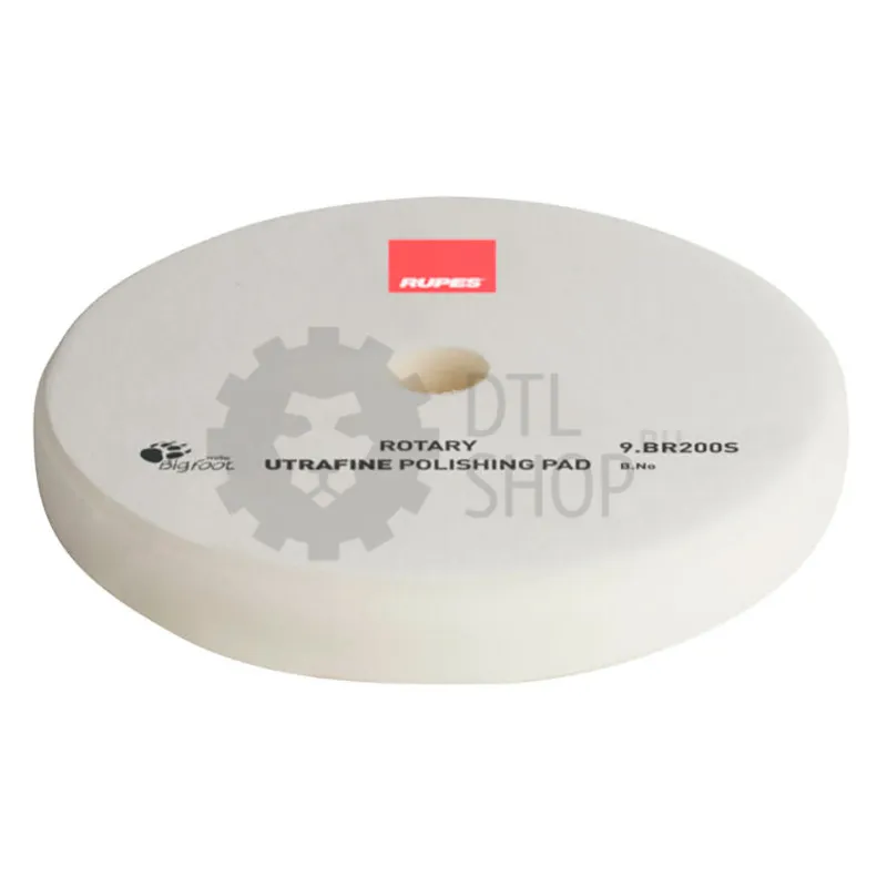 RUPES ROTARY ULTRAFINE - Полировальный диск поролоновый супер мягкий, 175/180 мм, белый - 1