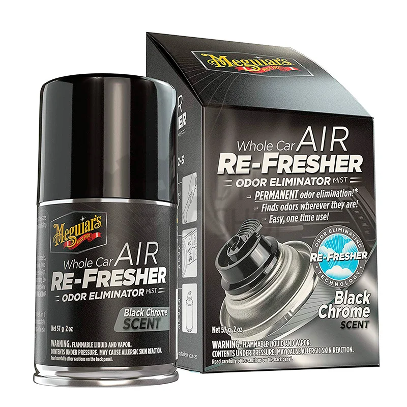 Meguiar's Air Refresher Black Chrome Scent - Нейтрализатор запахов в салоне, 74 мл - 2