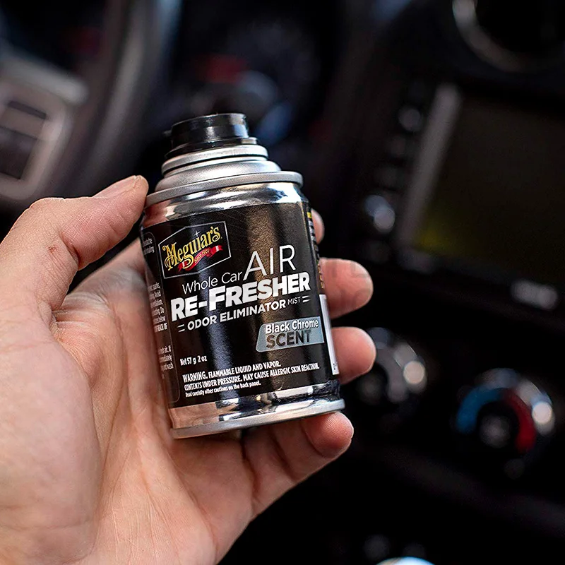 Meguiar's Air Refresher Black Chrome Scent - Нейтрализатор запахов в салоне, 74 мл - 3
