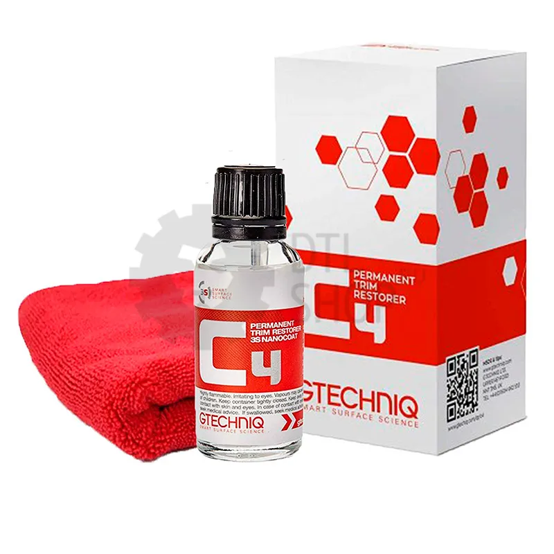 Gtechniq C4 Permanent Trim Restorer - Защитное покрытие для наружнего пластика, 30 мл - 1