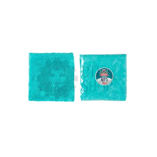 Leraton MF5 Aqua Plush - Микрофибра без оверлока для полировки, бирюзовая, 40x40 см - 1
