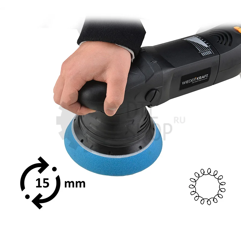 WDK-Stinger15 (WDK-PM1500) Полировальная машина ротор-орбитальная электрическая, 220 В - 4