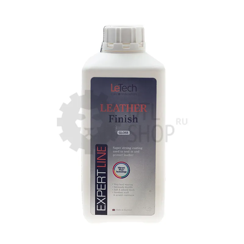 LeTech Leather Finish Gloss - Защитный лак для кожи, EXPERT LINE, 1 л - 1