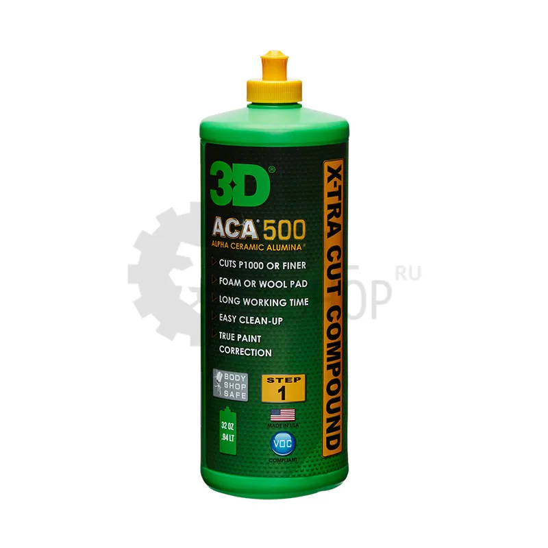 3D ACA X-TRA Cut Compound - Паста для сверхбыстрой полировки, 945 мл - 1