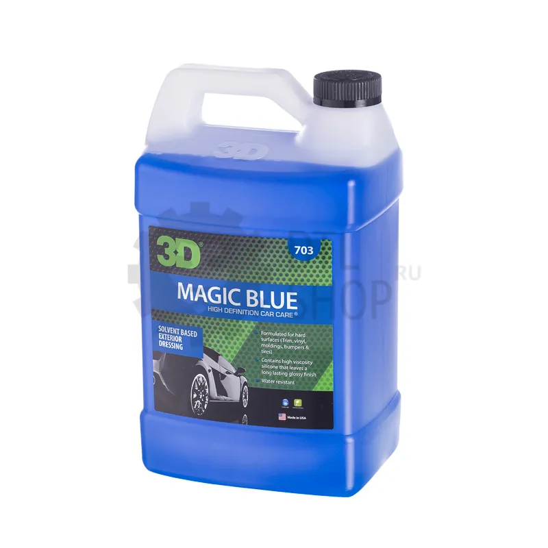 3D Magic Blue - Средство для чернения шин, 3.78 л - 1