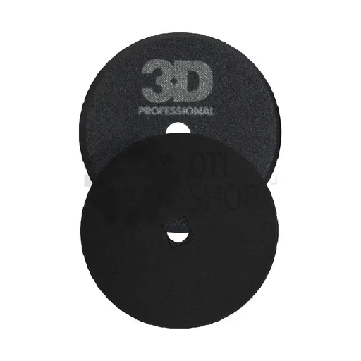 3D Black Finishing Pad - Полировальный круг поролоновый, финишный, черный, 140 мм - 1