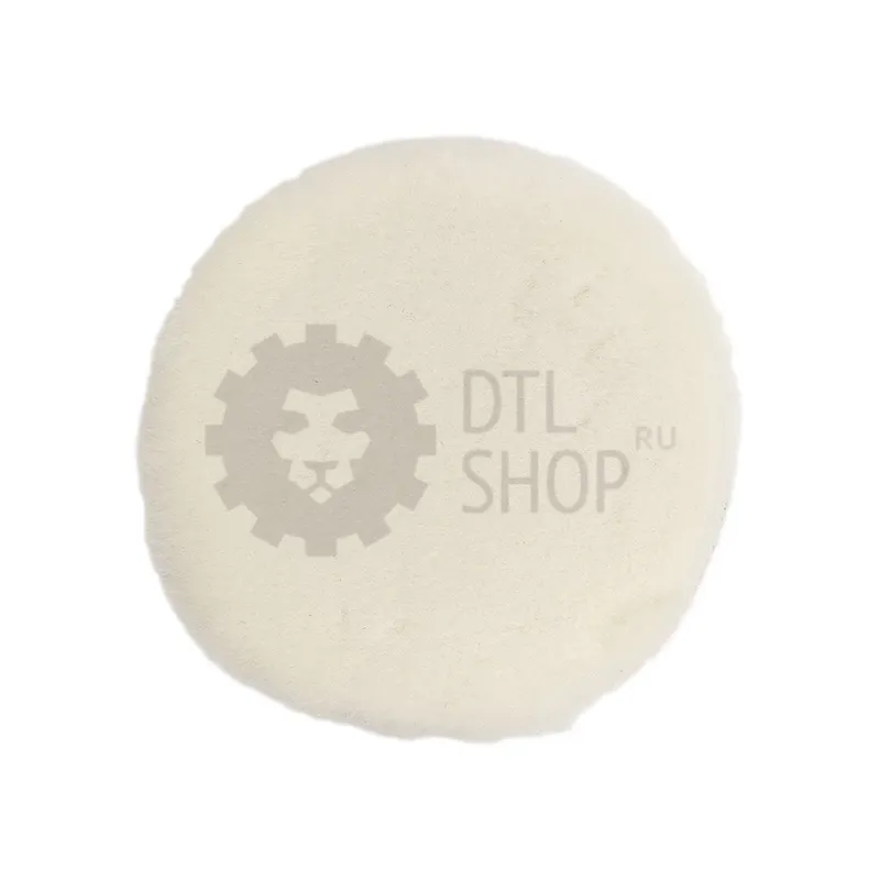 3D Pad Knitted Wool White 3'' - Полировальный̆ круг из шерсти ягненка, 76 мм - 1
