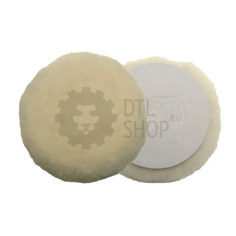 3D Pad Knitted Wool White 7'' - Полировальный̆ круг из шерсти ягненка, белый, 178 мм - 1