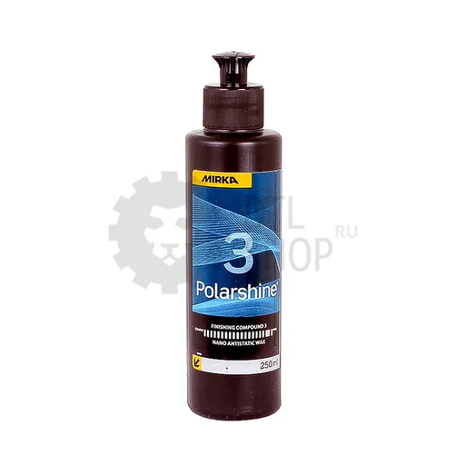 Mirka POLARSHINE3 NANOANTISTATICWAX - Полировальнаяпаста, финишная, 250 мл - 1