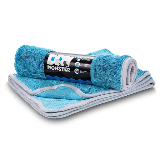 Dry Monster Dry Monster - полотенце из микрофибры, голубое, 520 гр/м, 55х75 см - 1