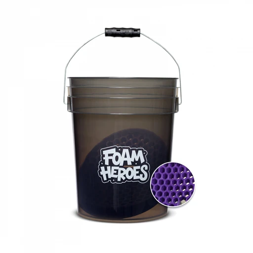 Foam Heroes Detailing Bucket - Ведро с сепаратором для детейлинг мойки, 20 л - 1