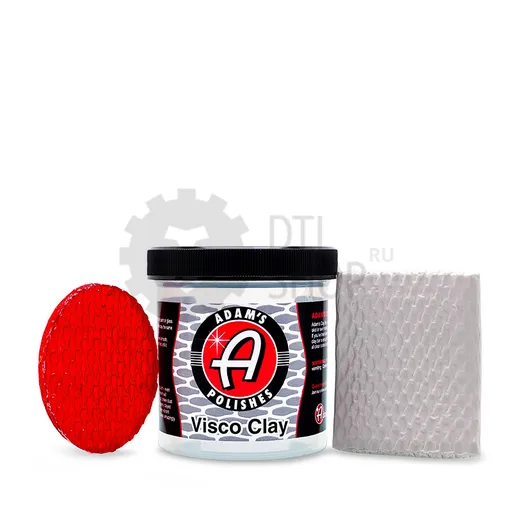 Adam's Polishes Visco Clay Bar Kit - Чистящая глина в контейнере с аппликатором, 80 гр - 1