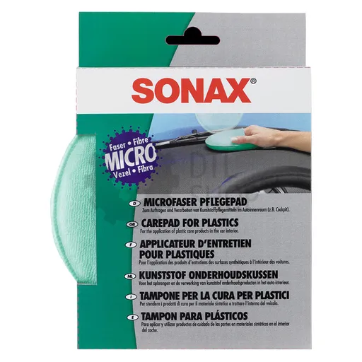 Sonax Microfaser Pflegepad- Аппликатор для пластика - 1