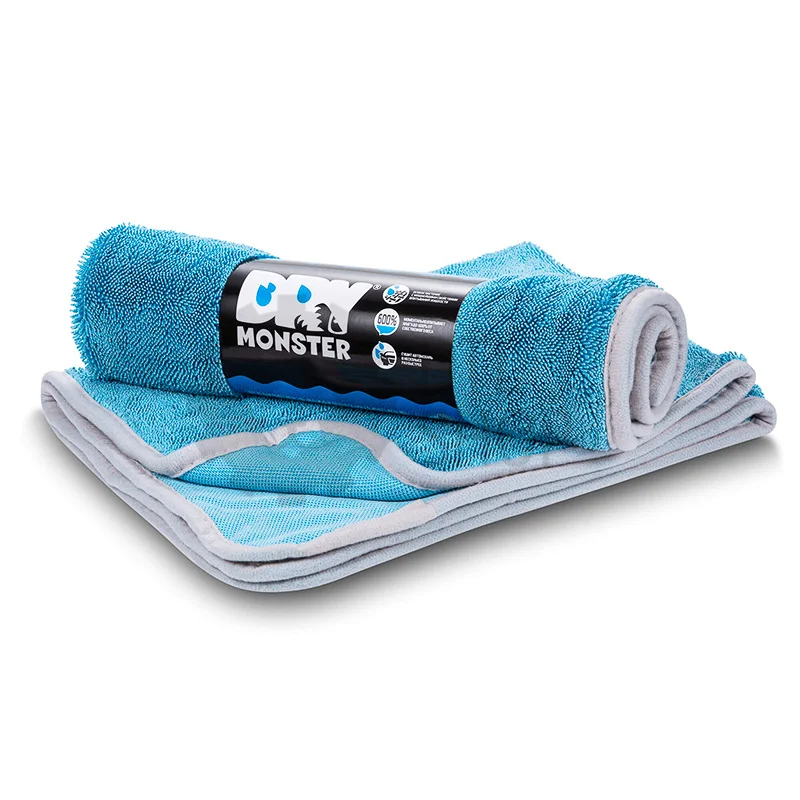 Dry Monster Dry Monster - полотенце из микрофибры, голубое, 700 гр/м, 50х60 см - 2